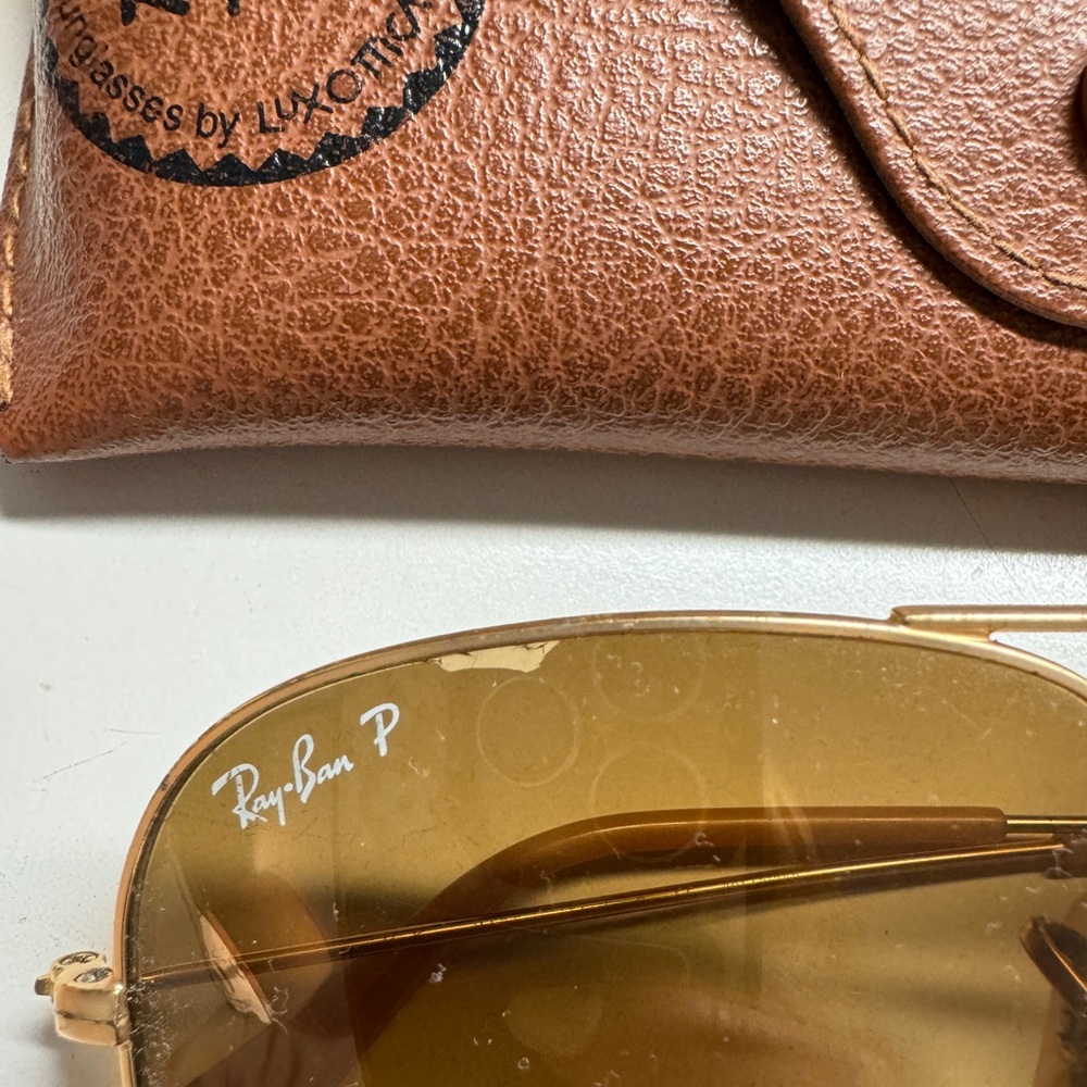 Ray-Ban Aviator Gradient Polarized- Matte Gold - image 3